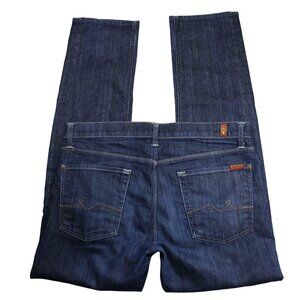 7 For All Mankind Slimmy Jeans Mens Size 36 x 32 Med Wash